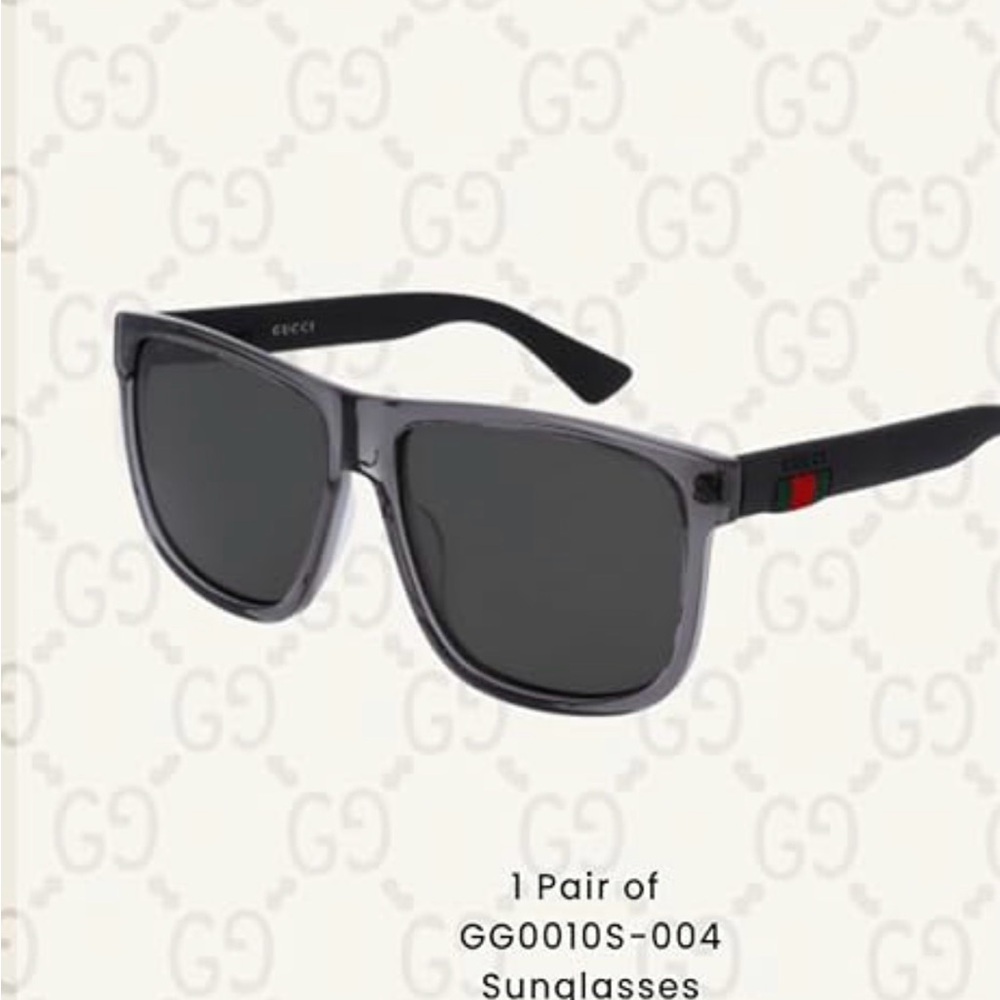 Gucci GG0010S Square Sunglasses For Men For Women